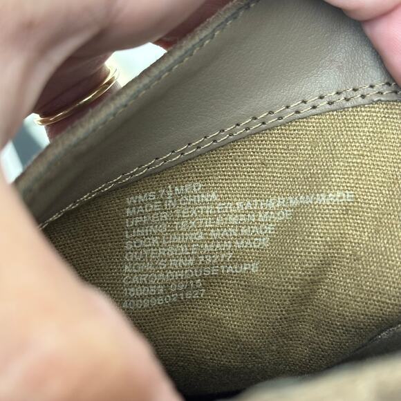 Candie's Taupe Suede Fringe Block Heeled Pointed Toe Ankle Boots Womens Size 7.5 - Picture 9 of 11